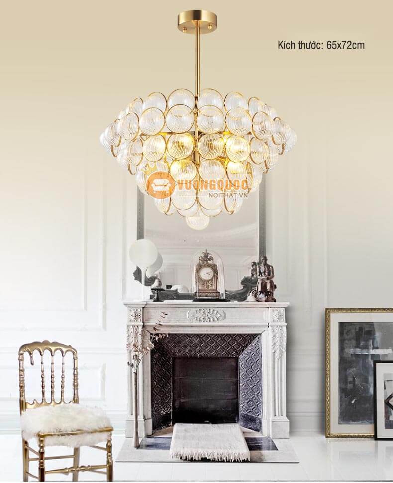 Đèn chùm thủy tinh trang trí đẹp abr127-3